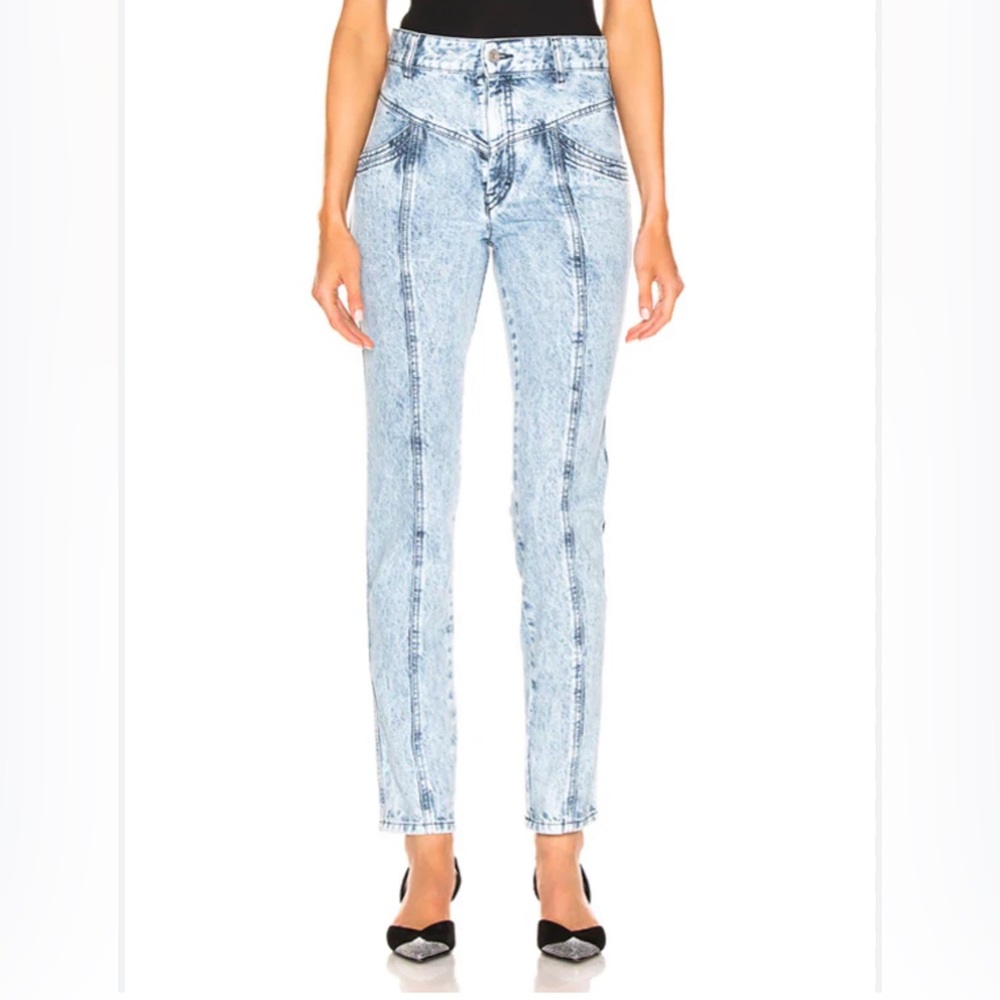 ISABEL MARANT Lorricka Jeans in Snow Blue 
Size 34
